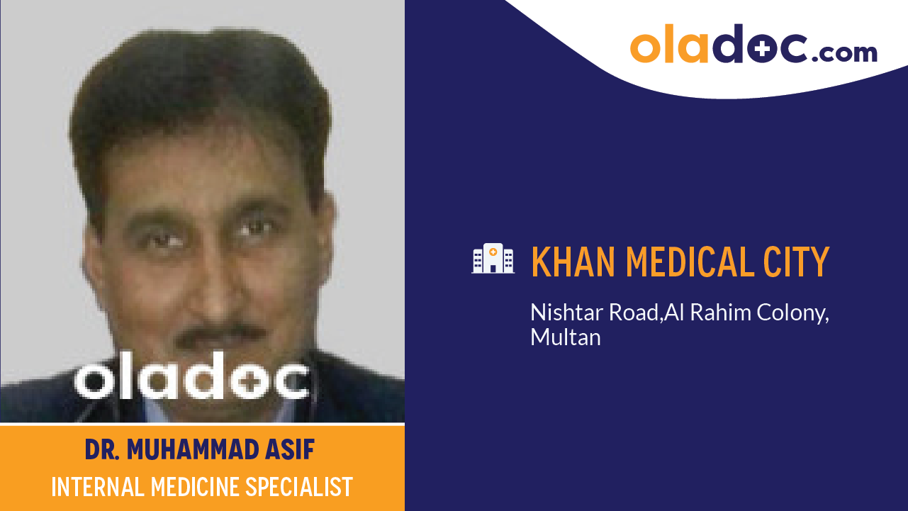 Practice locations of Dr.Muhammad Asif